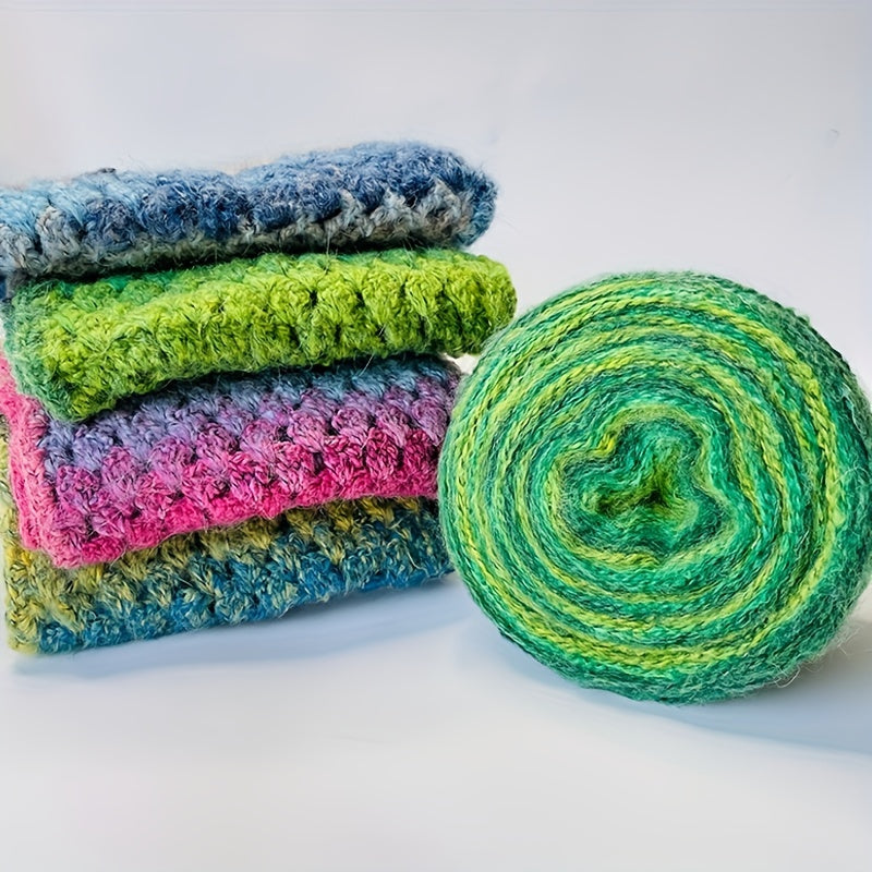 3pcs Gradient Iceland Wool Yarn DIY Crochet Knit Sweaters Scarves Hats