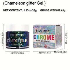 Chameleon Eyeshadow Powder Gradient Changing Sequin Makeup