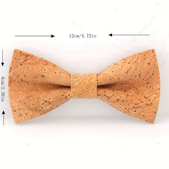 Men's Wooden Bow Tie for Party Holiday Boyfriends