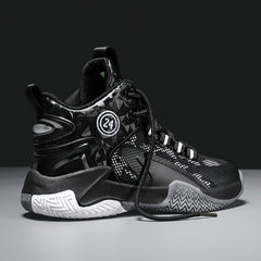 Boys' High Top Basketball Shoes for Outdoor Activities