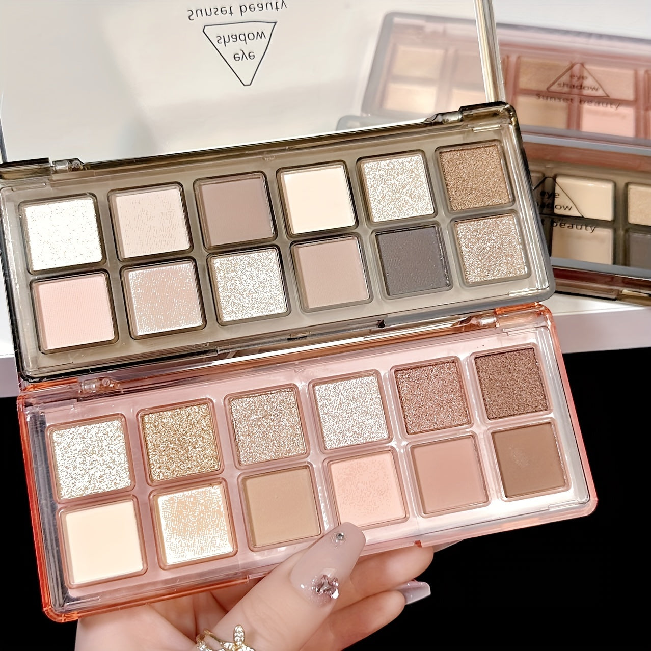 12 Colors Matte Glitter Eyeshadow Palette