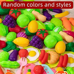 Kids' Cut Fruit & Veg Toy Kitchen DIY Set