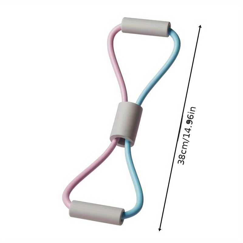 8 Shaped Fitness Tensioner Resistance Stretch Rope for Body Training