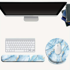 HUADO 3 in 1 Gaming Mouse Pad & Keyboard Wrist Rest