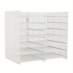 Bilateral Grid Desktop Document Organizer 12 Tray Paper Sorter Home & Office