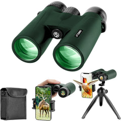 10x42 Binoculars Layer Coating Anti Slip Wear Resistant High Precision Adult