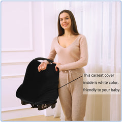 Elastic Breastfeeding Car Seat Cover for Babies