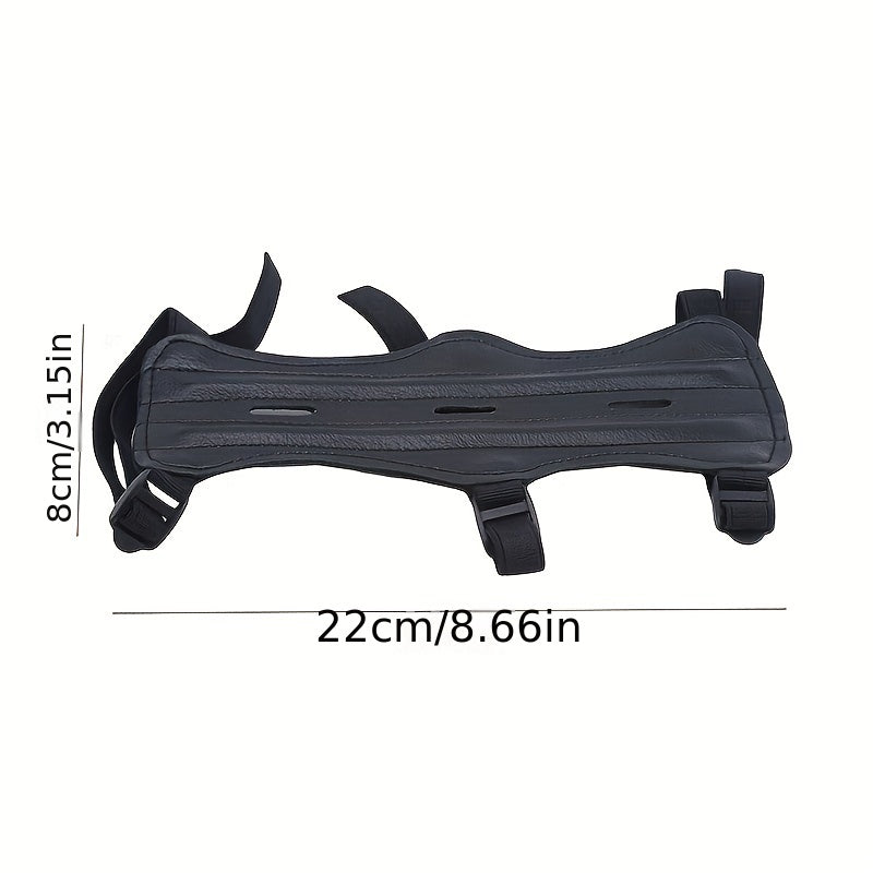 Adjustable Leather Archery Arm Guard Protects Forearm