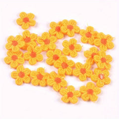20pcs Mixed Lace Flowers Sewing DIY Wedding Home Decoration Jute Ribbon
