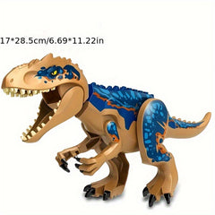 Jurassic Dinosaur Brachiosaurus Tyrannosaurus Velociraptor Building Block Kit