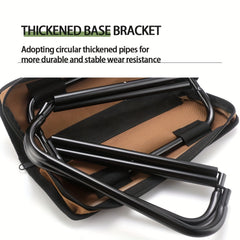 Portable Camping Folding Stool Aluminum Alloy Stool With Zipper Pouch