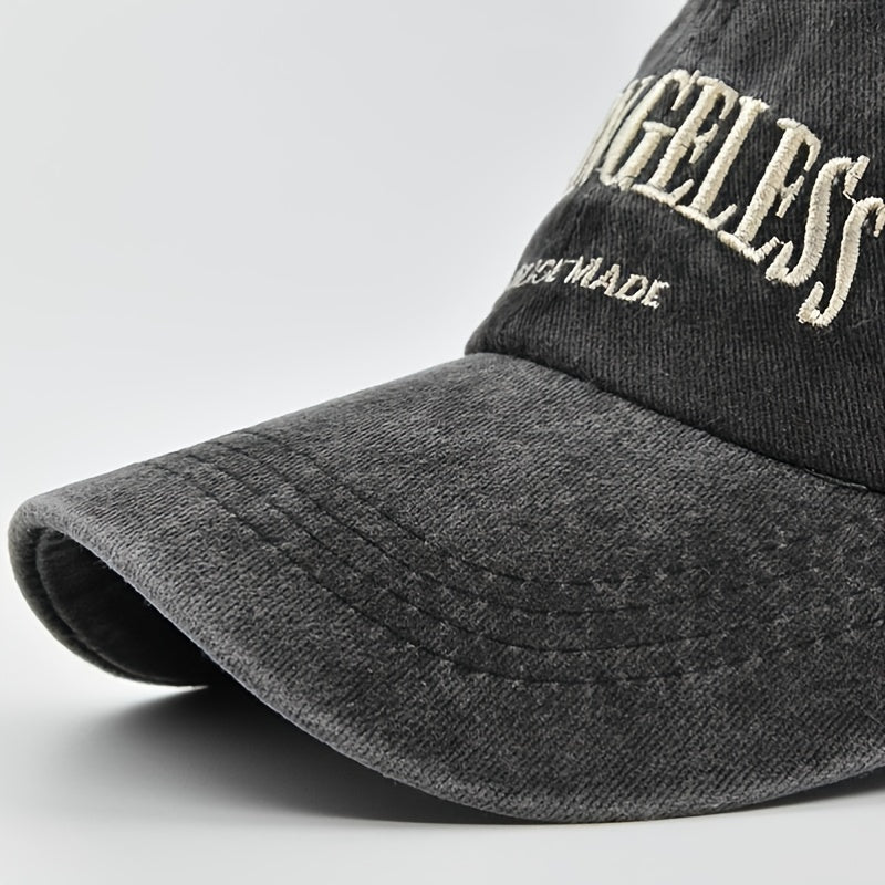 Los Angeles City Hat Baseball Cap Letter Embroidery Vintage Dad Hat
