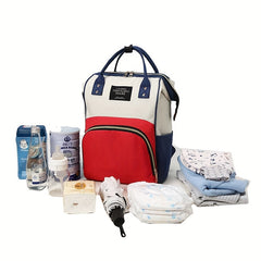 Portable Oxford Cloth Mother And Baby Bag Backpack