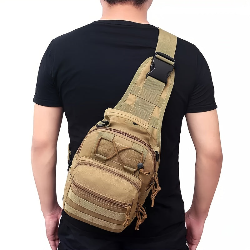 Waterproof Camo Shoulder Bag for Men - Ideal for Outdoor Adventures
