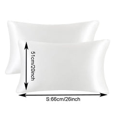 Satin Pillowcases For Hair And Skin - Envelop Closure - Standard Queen King Size