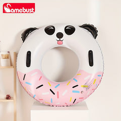 Panda Pink Inflatable Swimming Ring for Men Women