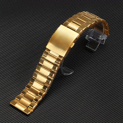 26mm Solid Stainless Steel Watch Strap Replacement Wristband