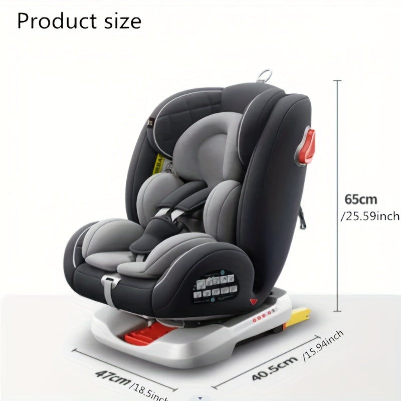 360 Rotating Baby Car Seat & Portable for Child Safety