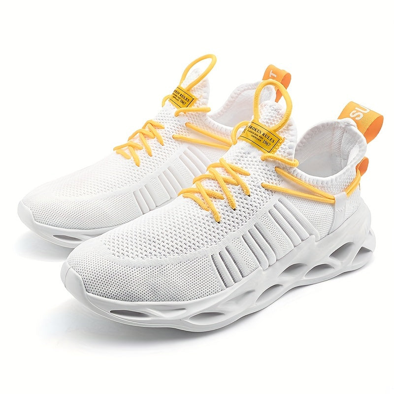 Men's Breathable Blade Sneakers Lace up Running Shoes