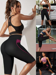 Women's High Waist Sauna Sweat Leggings Weight Loss Workout Pants