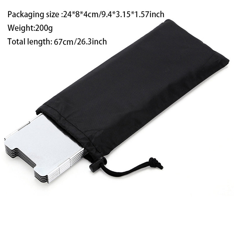 Foldable Gas Stove Windshield 10 12 Plates Windproof Screen