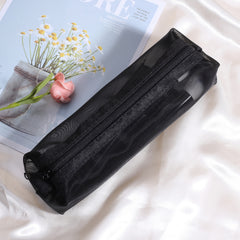 Travel Makeup Organizer with Zippered Pencil Case