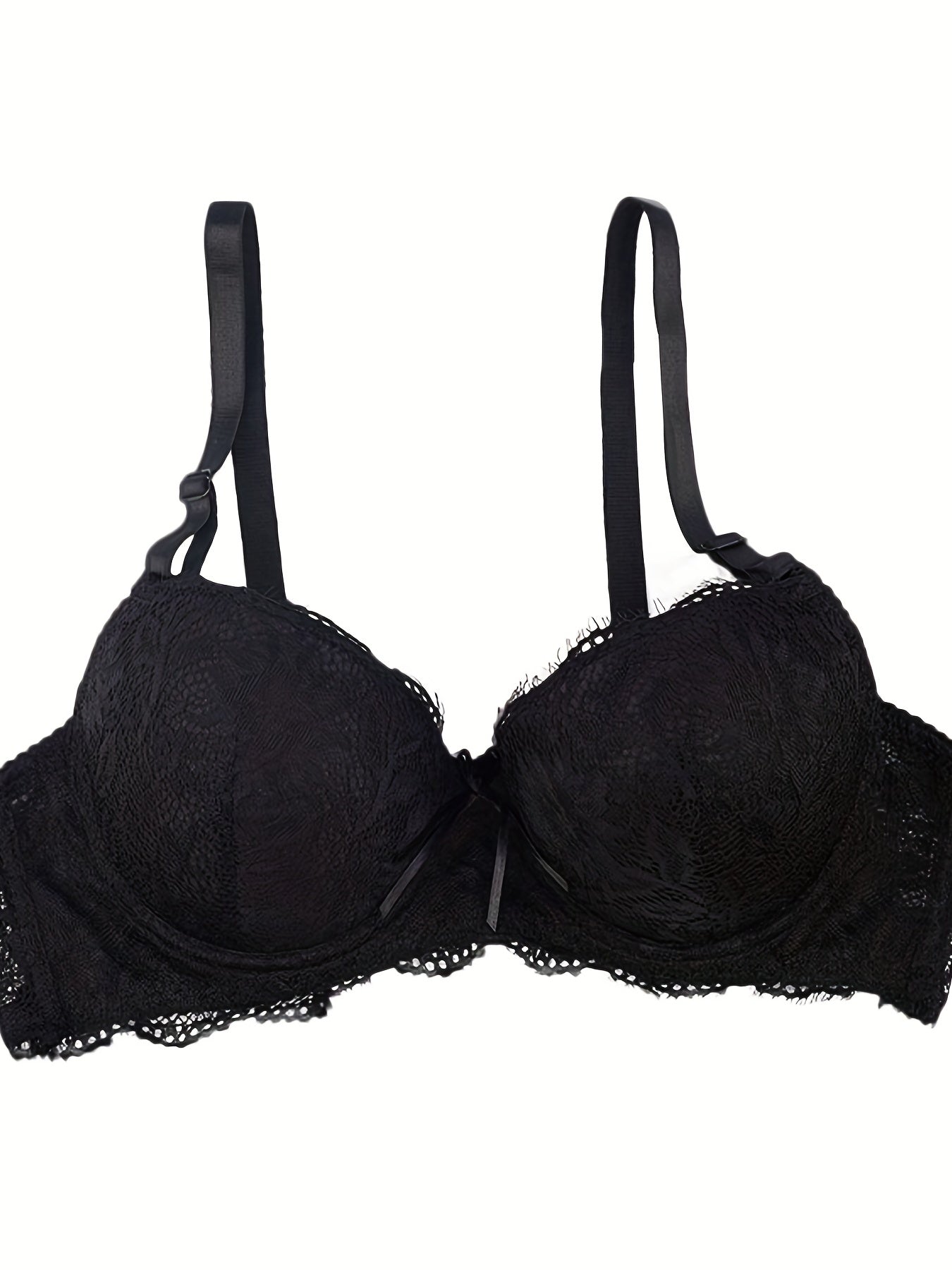 Lace Push Up Bra Sexy & Comfortable Bow Tie Lingerie