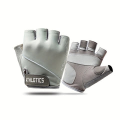 Breathable Half Finger Sports Gloves with Non Slip Grip