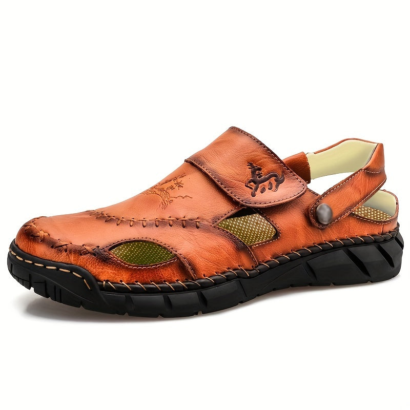 Men's Hollow Out Slip on Sandals Lightweight Non slip Comfortable Slipper