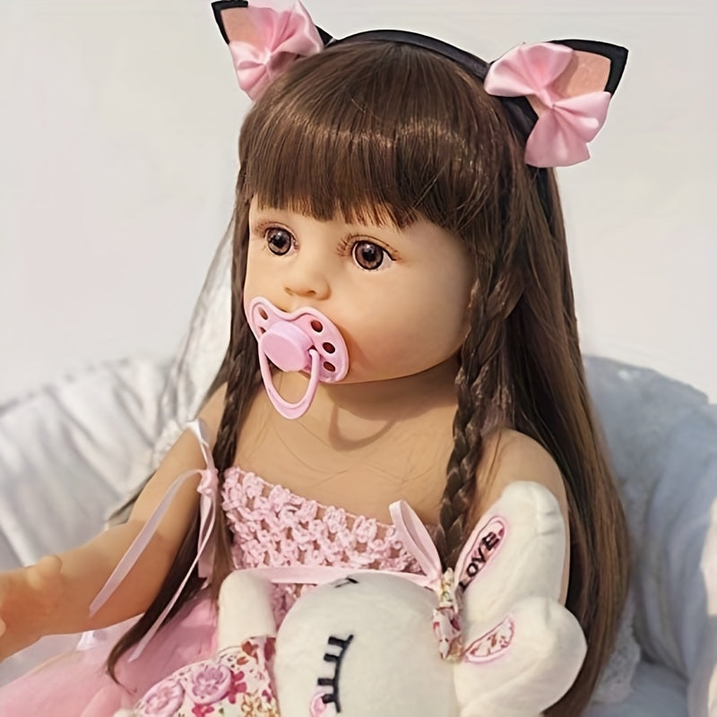 Realistic Full Body Silicone Reborn Dolls Lifelike Washable Waterproof