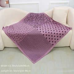 Silk Polka Dot Print Square Scarf Bandana
