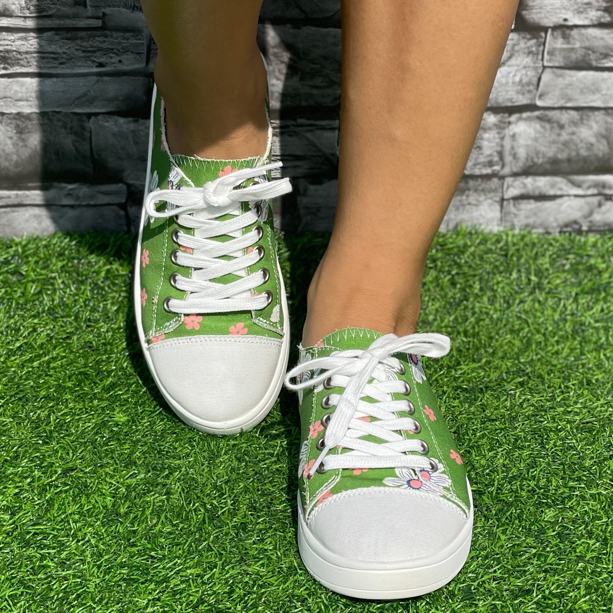 Women's Floral Pattern Comfortable Lightweight Walking Shoes