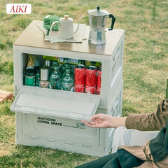 Portable Folding Box Moisture-proof Storage Box for Home, Camping, Car Fishing