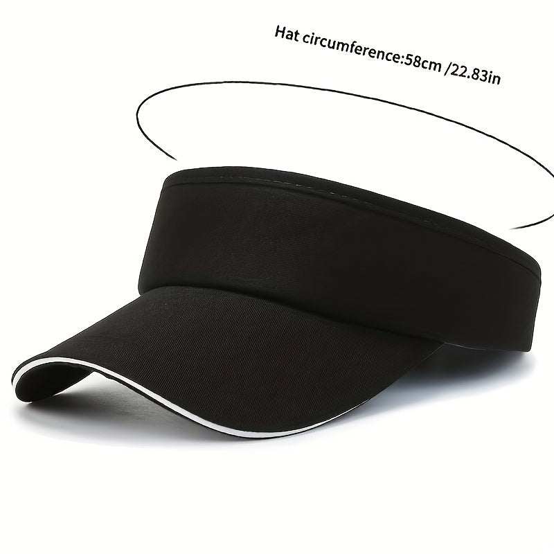 Candy Sports Visor Hat Lightweight Sun Hat Summer Sunshade Baseball Cap