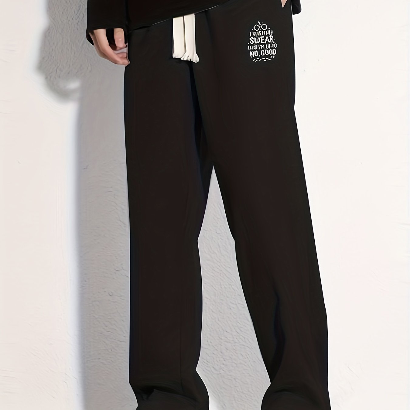 Men's Stylish Cotton Sweatpants: Casual Loose Fit Drawstring Pants