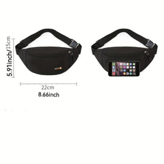 Waterproof Nylon Waist Bag Fanny Pack for Outdoor Activities