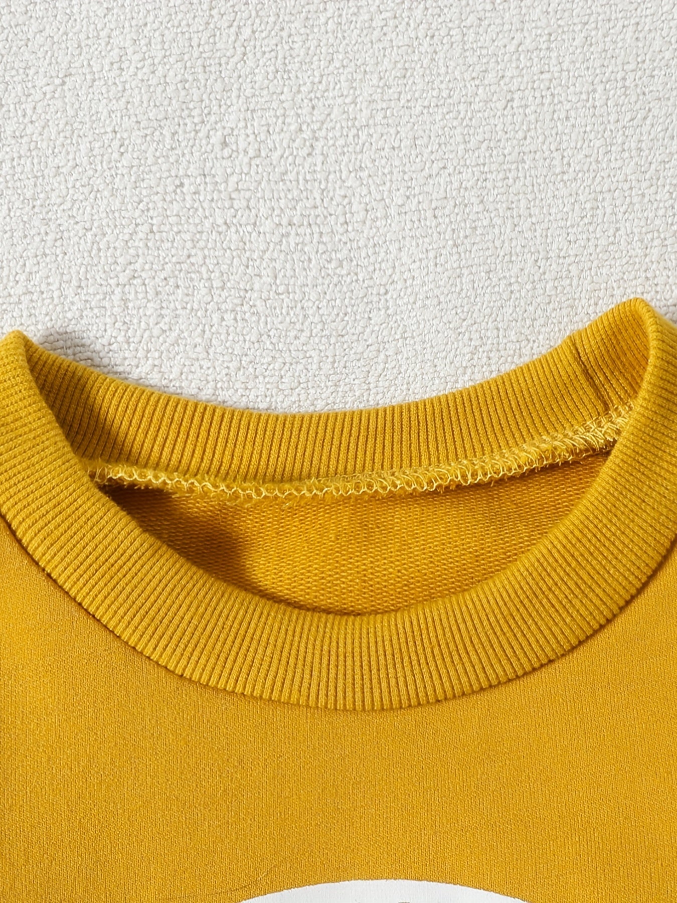 Baby Girls Letter Print Sweatshirt Halloween Pullover