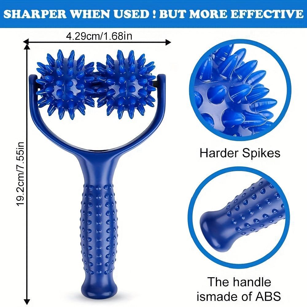 Massage Roller With Rolling Balls For Muscle Relaxing And Stress Relief
