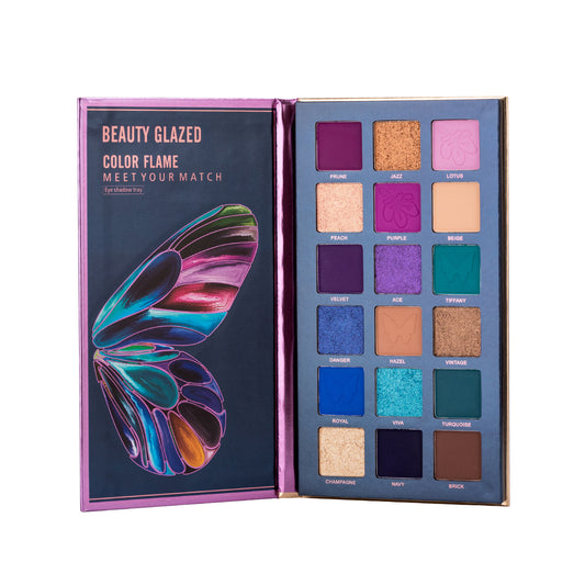 Butterfly 18 Colors Eyeshadow Palette High Pigmented Matte Shimmer
