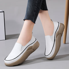Round Toe Comfort Walking Shoes Lightweight Flat Shoes