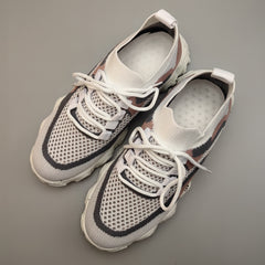 Women's Mesh Sneakers Lace Up Low Round Toe Non Slip Shoes