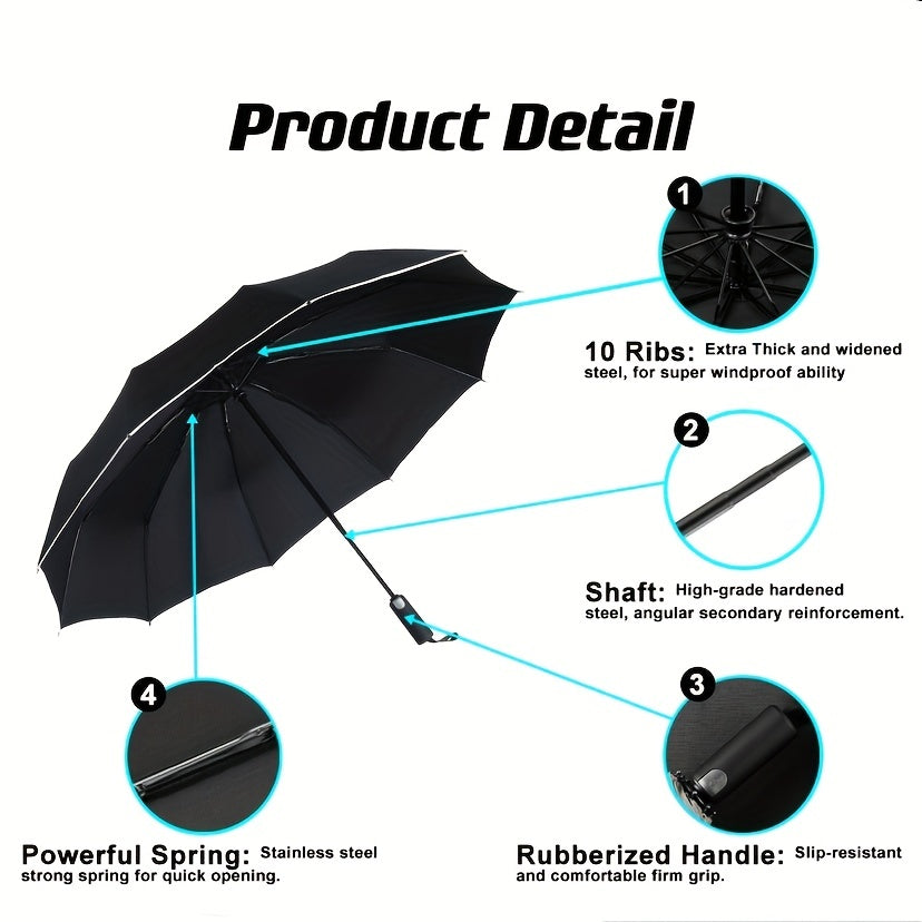 Anti-UV Large Folding Umbrella Portable Sun Umbrella
