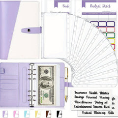 Budget Binder Cash Envelope 6 Ring Money Saving Binder