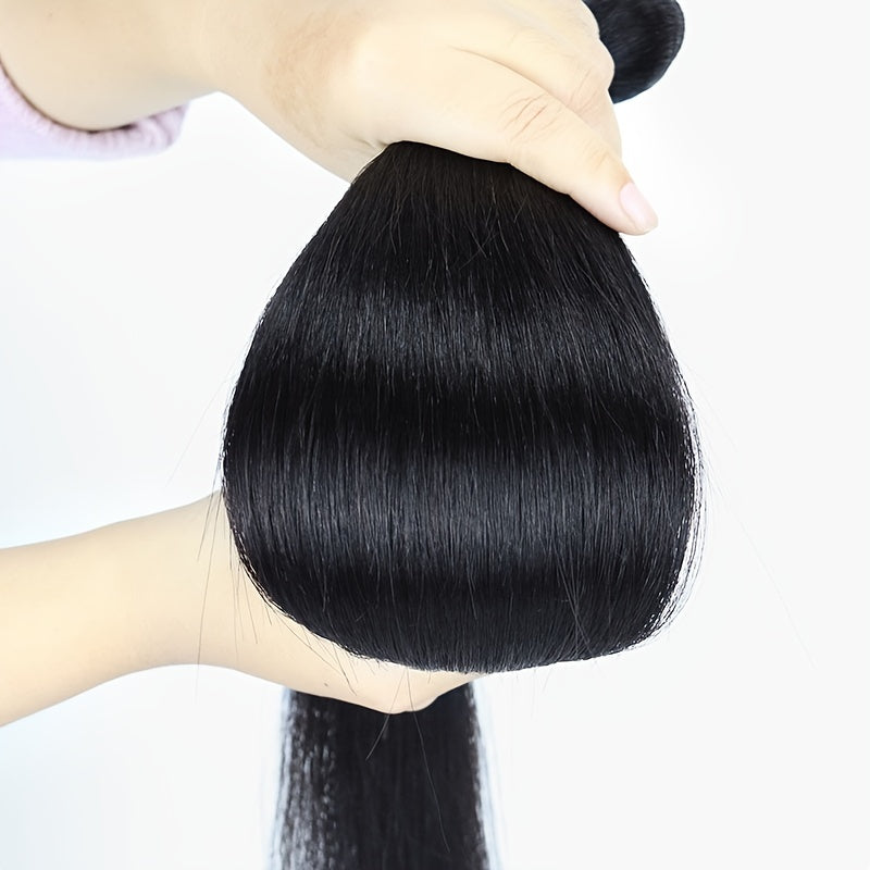 10A Brazilian Straight Hair Bundle 3PCS Human Hair Weaving Extension