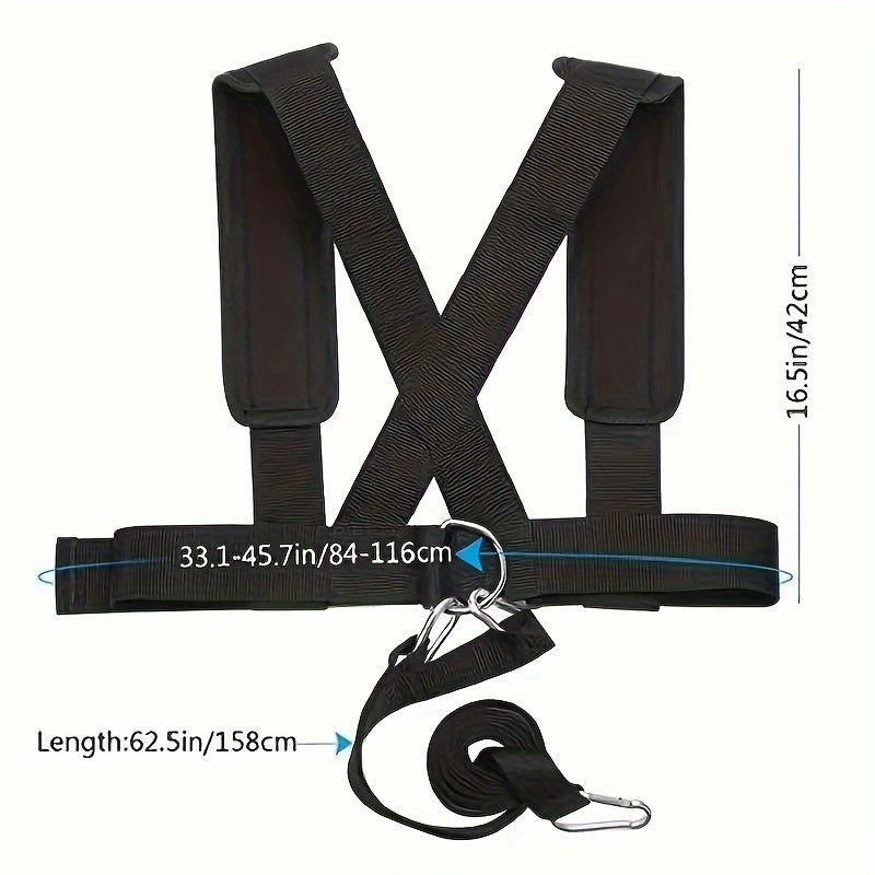Running Speed Training Belt with 99 lbs Resistance Band