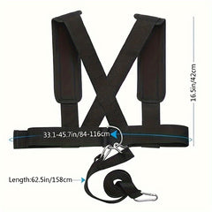 Running Speed Training Belt with 99 lbs Resistance Band
