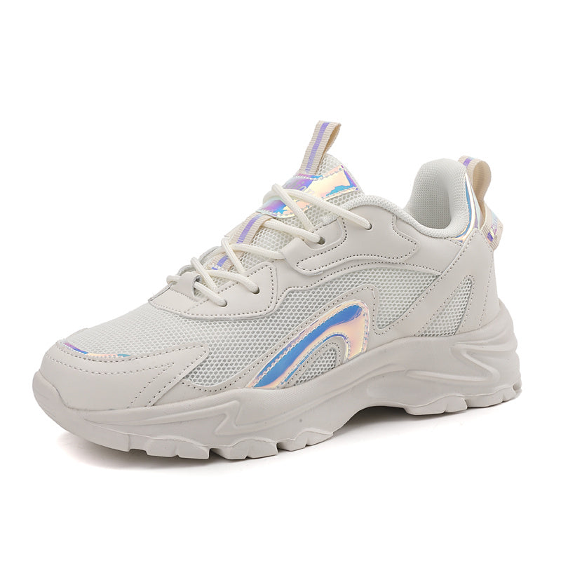 Mesh Lace-up Platform Sneakers Women's Footwear