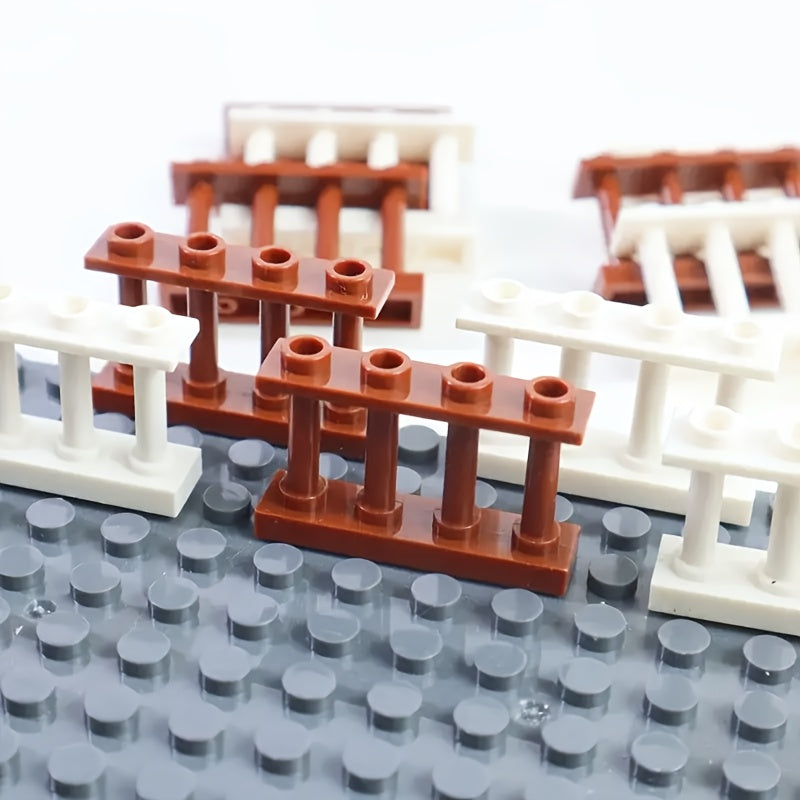 8pcs Railings 1/4 Small Particle Fence Accessories