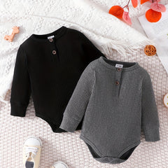 Baby Boys Long Sleeve Bodysuit Outfit for Spring and Autumn