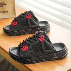 Men's Non Slip Platform Slides Comfortable Cloud Slides